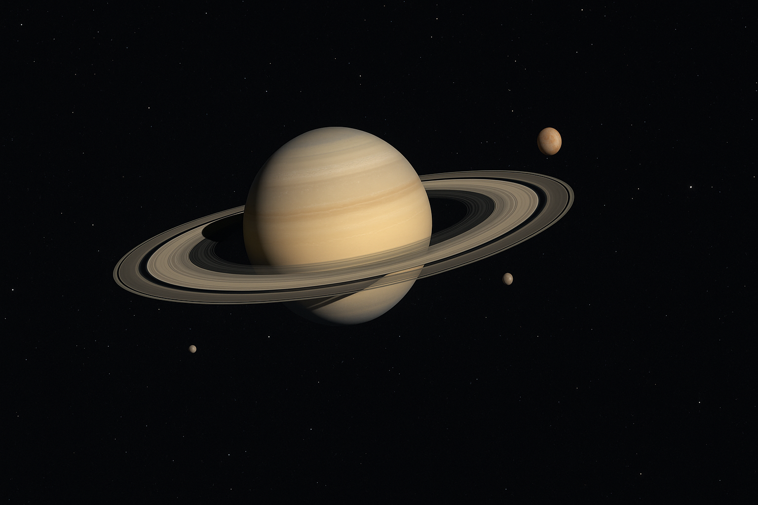 Saturn’s Moon Takeover Cosmic Archaeology in Motion